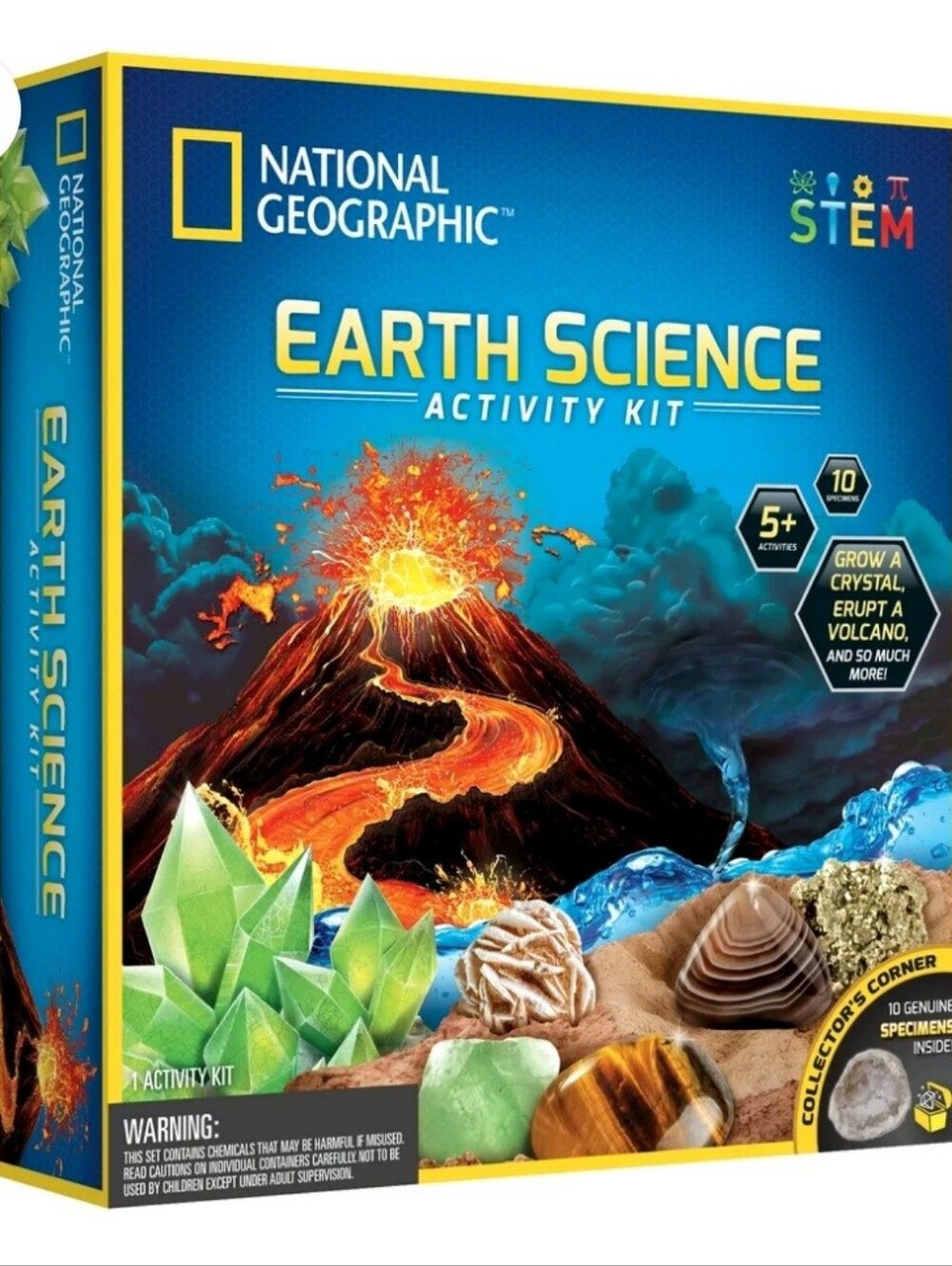 National Geographic Earth Science Activity Kit for Child 8 Years and up